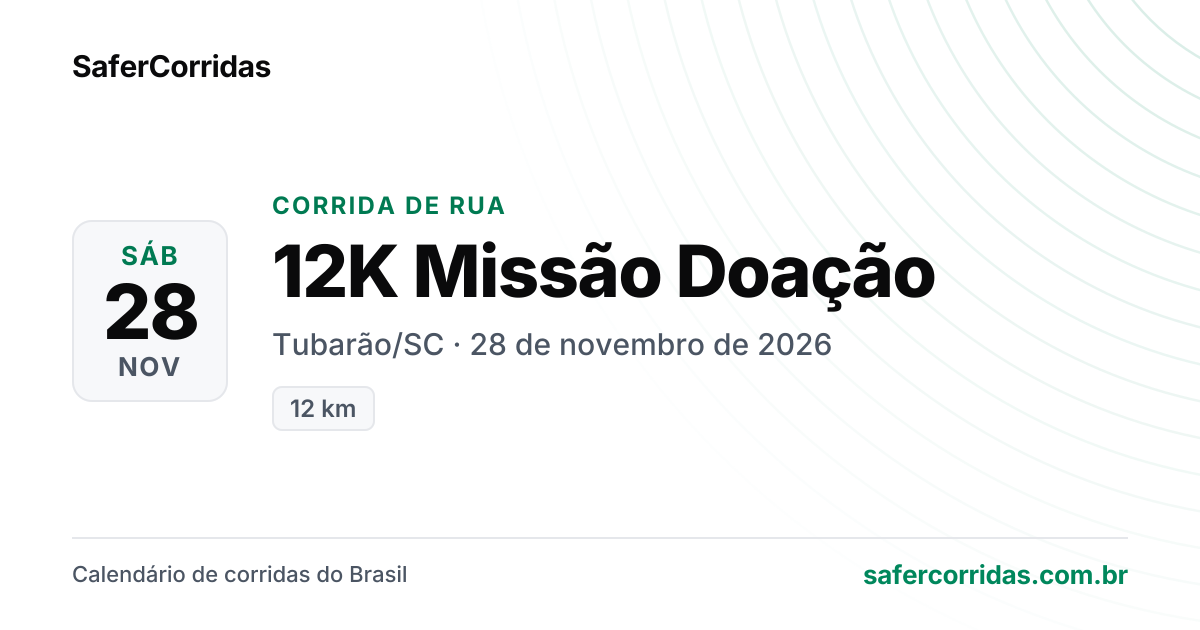 Cartaz de 12K Missão Doação