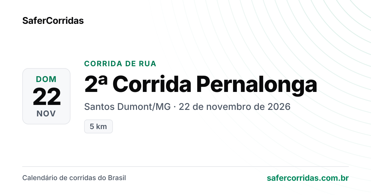 Cartaz de 2ª Corrida Pernalonga