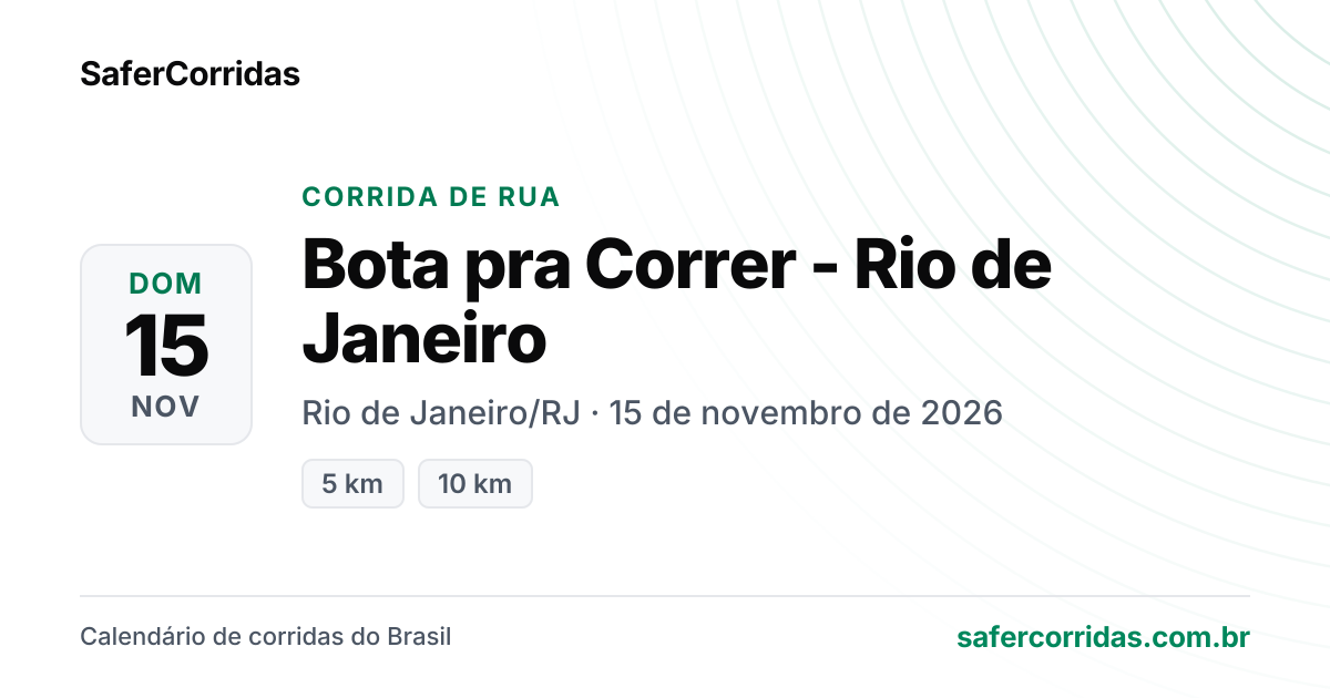 Cartaz de Bota pra Correr