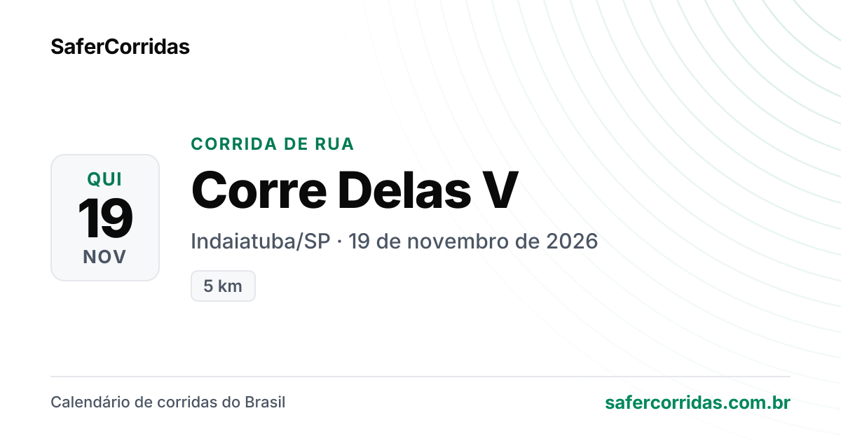 Cartaz de Corre Delas V