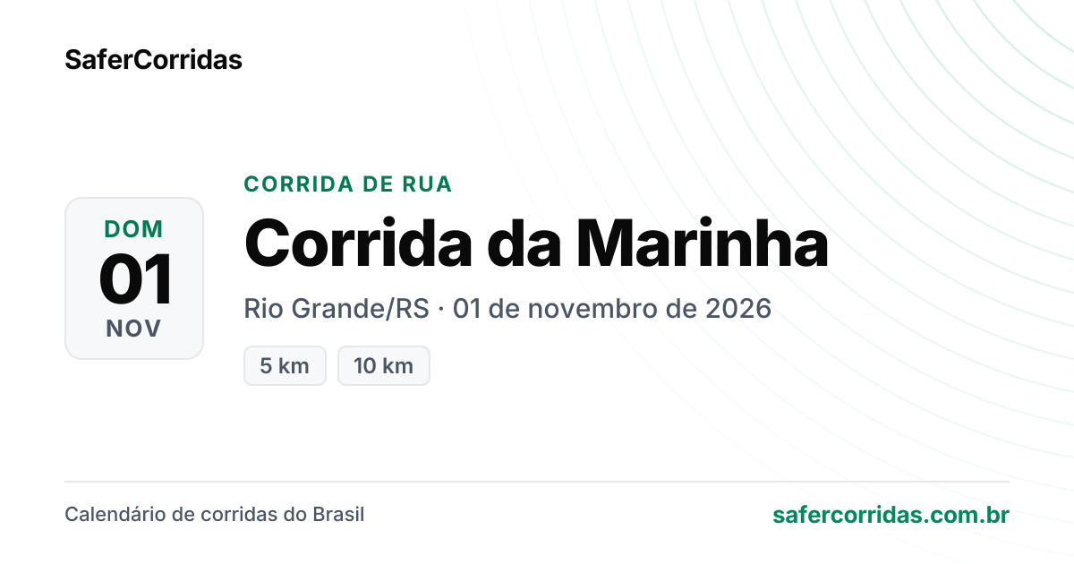 Cartaz de Corrida da Marinha