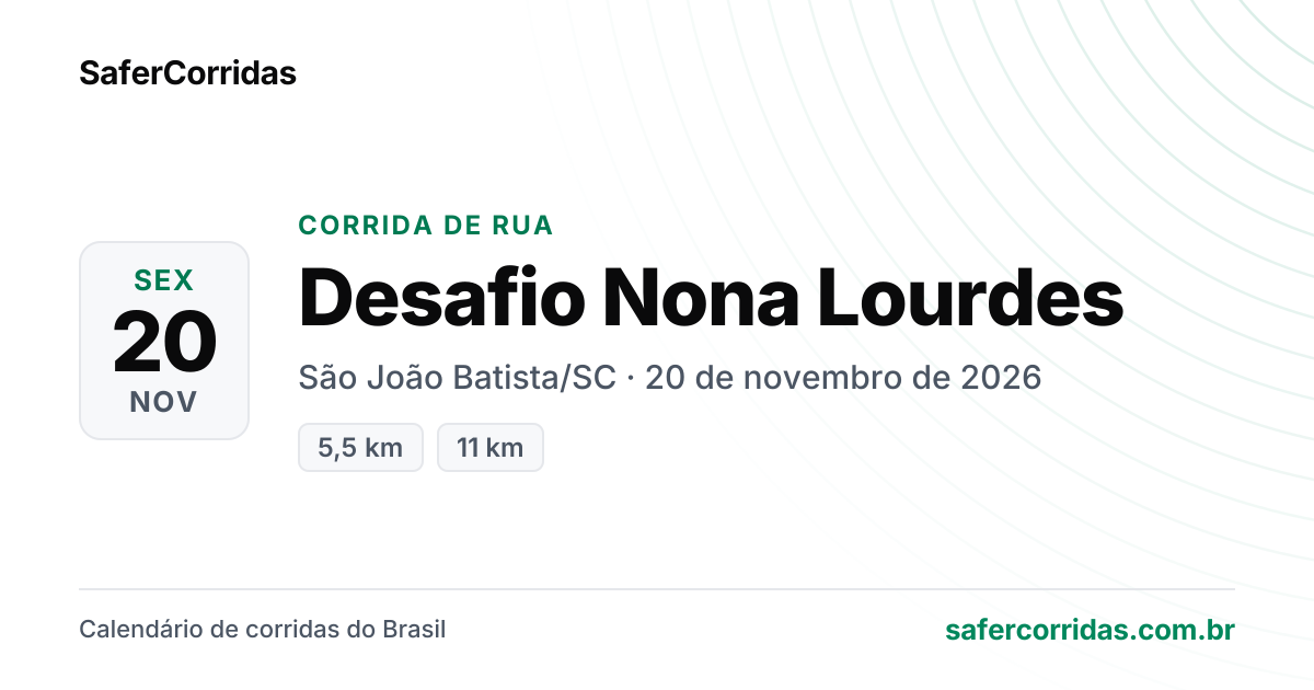 Cartaz de Desafio Nona Lourdes