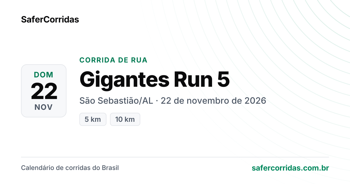 Cartaz de Gigantes Run 5
