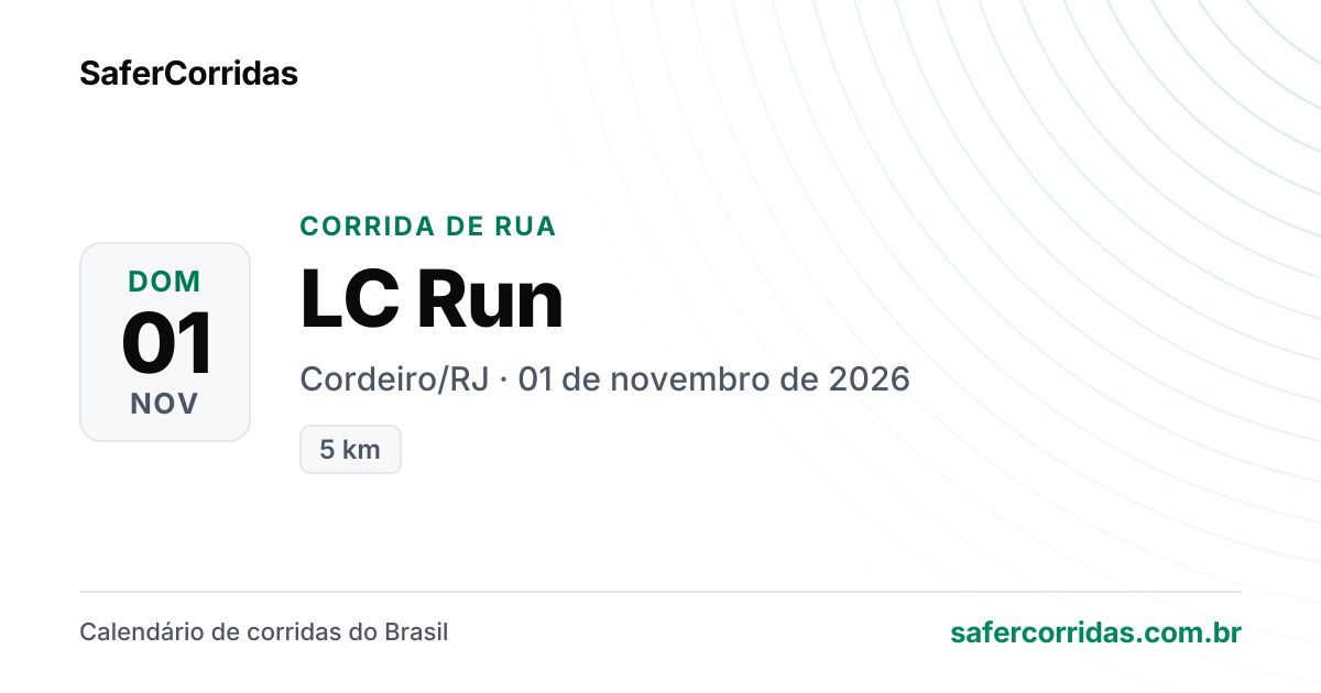 Cartaz de LC Run