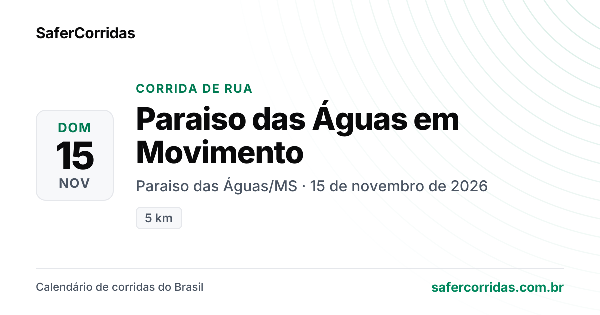Cartaz de Paraiso das Águas em Movimento