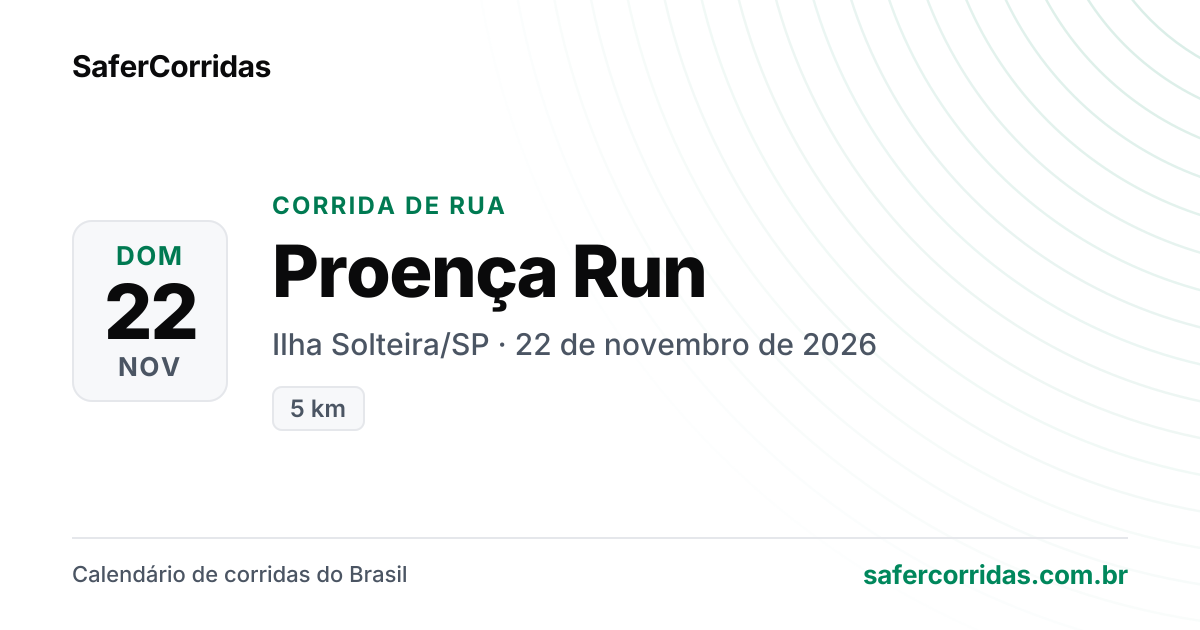 Cartaz de Proença Run