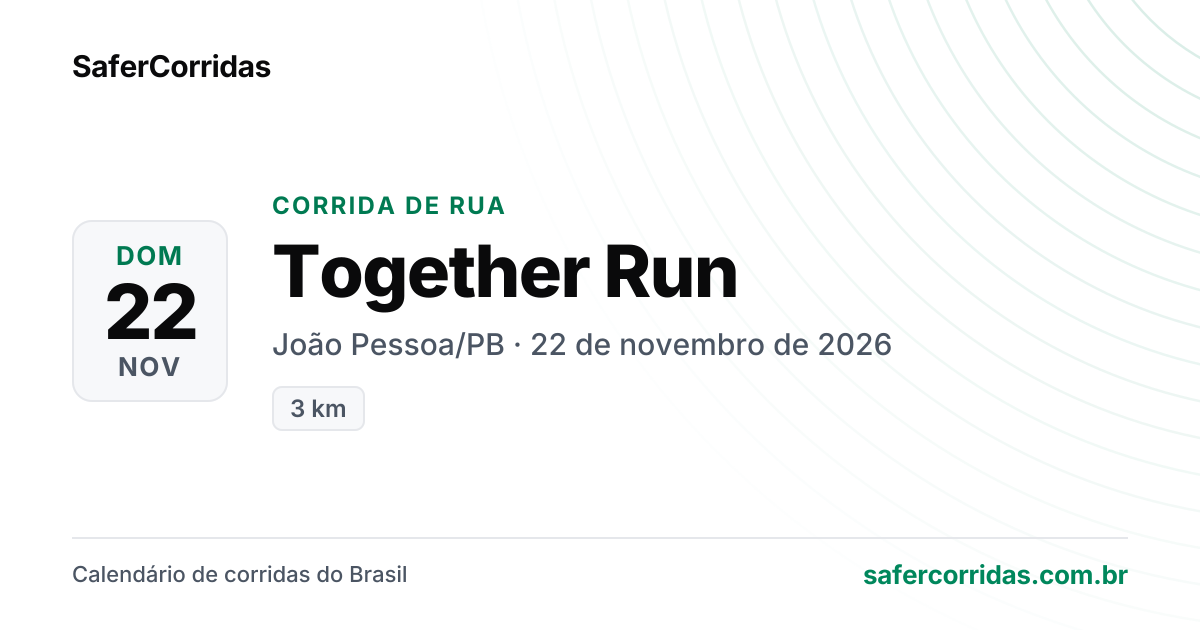 Cartaz de Together Run